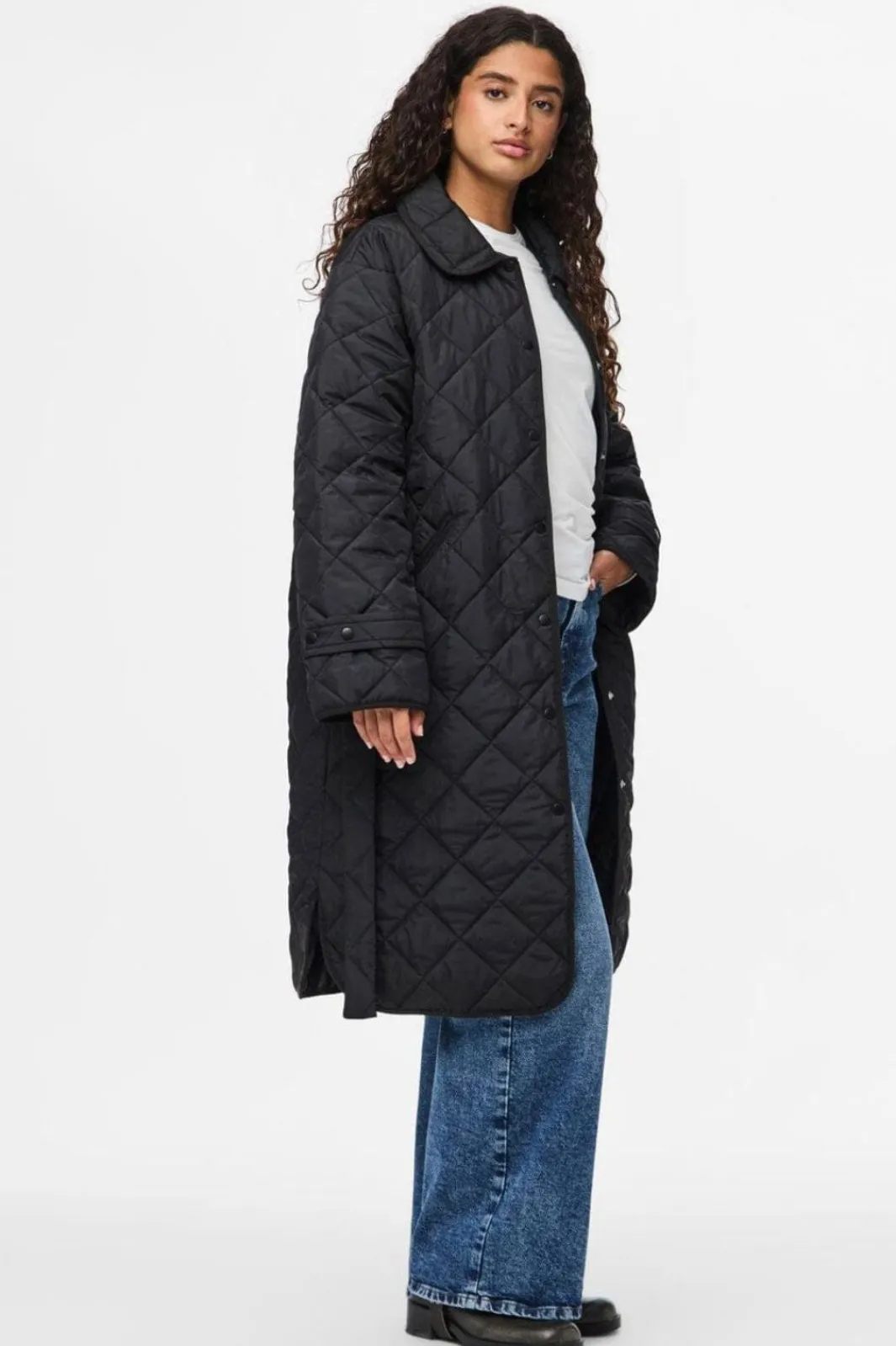 Pieces Overtøj & Jakker<Pcemily Long Quilted Jacket