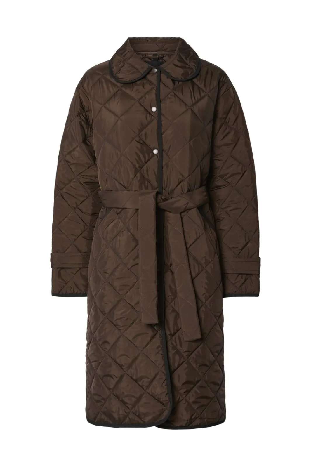 Outlet Pcemily Long Quilted Jacket Overtøj & Jakker