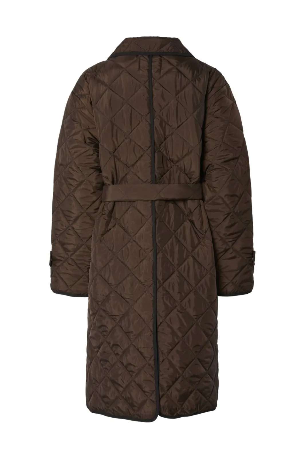 Outlet Pcemily Long Quilted Jacket Overtøj & Jakker