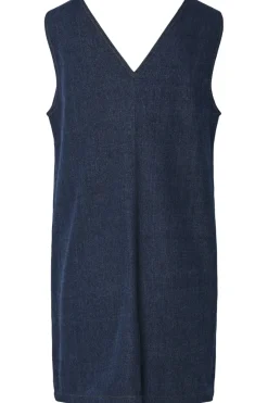 Pieces Kjoler|Ammevenligt Tøj<Pcfabia Sl Short Denim Dress Fsy 17160243