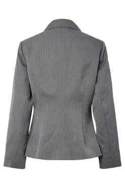 Pcfalka Ls Fittet Pinstriped Blazer Blazere