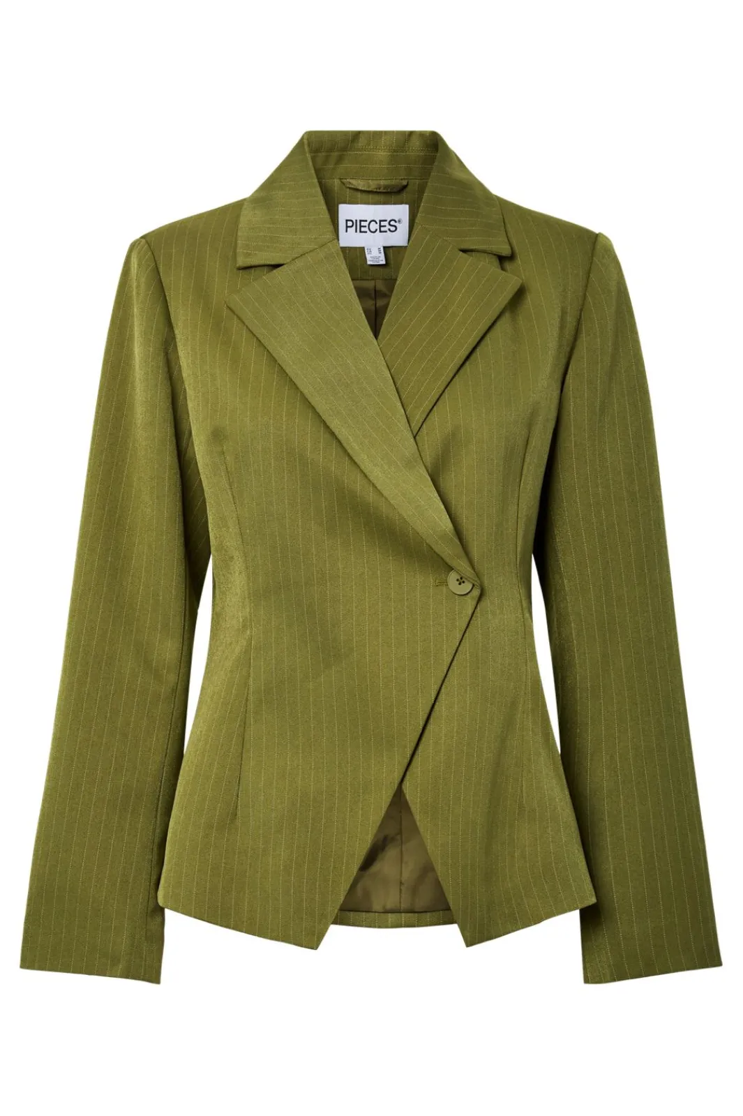 Clearance Pcfalka Ls Fittet Pinstriped Blazer Blazere