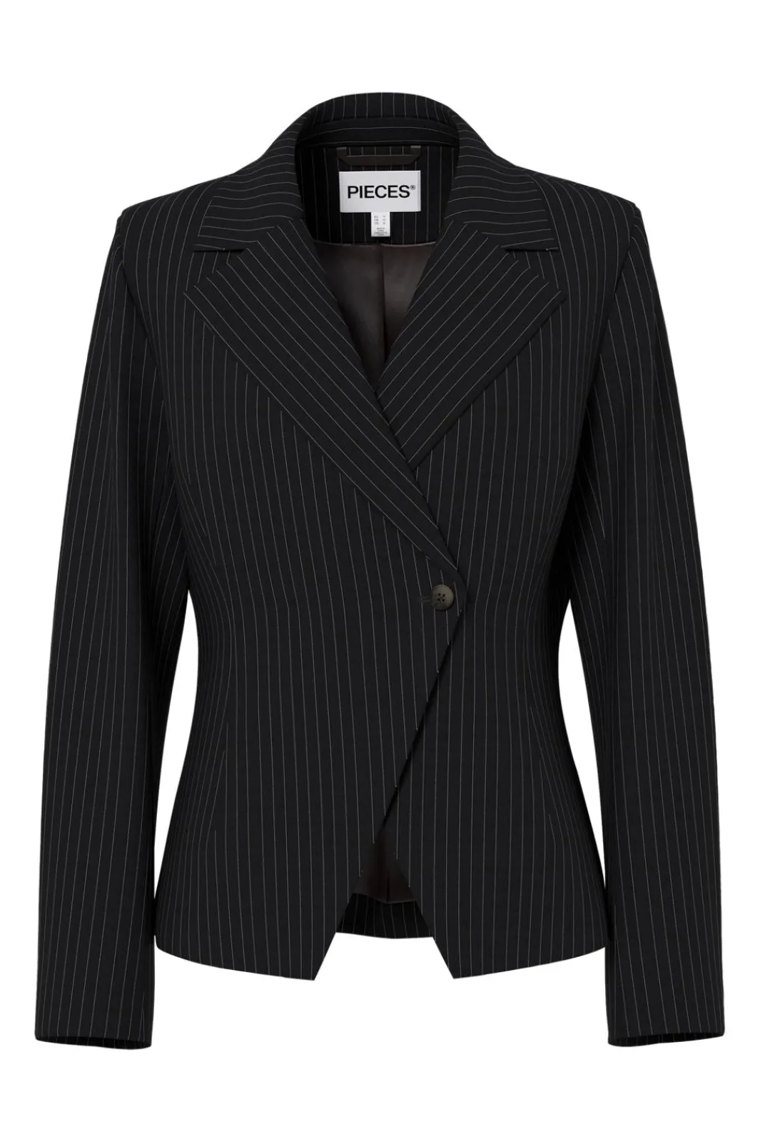 Pieces Blazere<Pcfalka Ls Fittet Pinstriped Blazer
