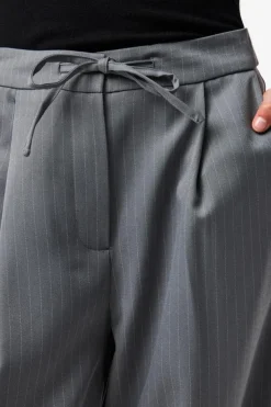 Hot Pcfalka Pinstriped Tie Pants Bukser, Jeans & Leggings