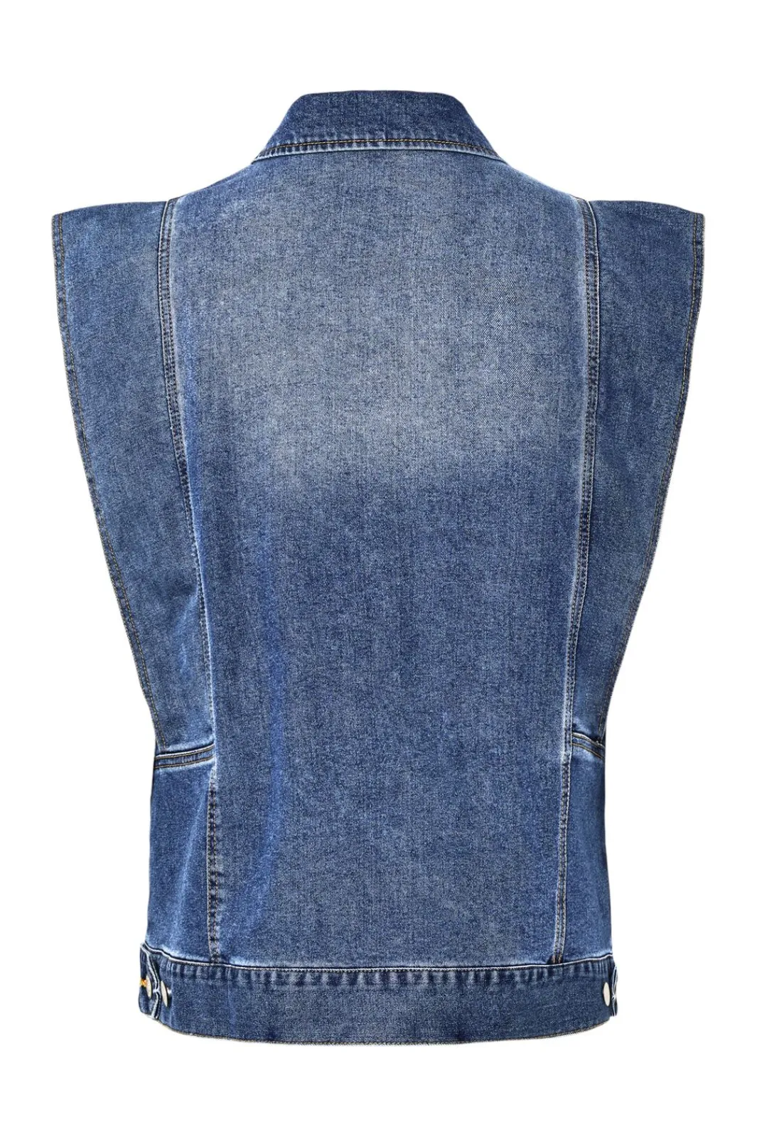 Pieces Sæt 🛍️|Veste<Pcfemma Loose Denim Vest Fsy