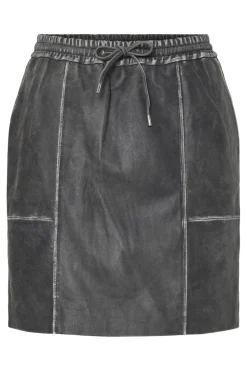 Pieces Sæt 🛍️|Nederdele<Pcfemma Short Leather Skirt 17160643