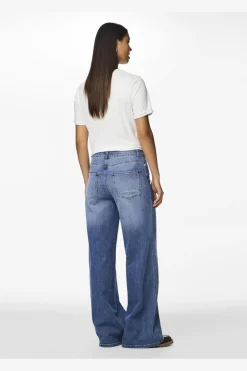 Discount Pcfemma Wide Denim Jeans Fsy Sæt 🛍️|Bukser, Jeans & Leggings