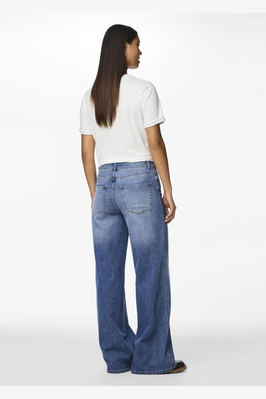 Discount Pcfemma Wide Denim Jeans Fsy Sæt 🛍️|Bukser, Jeans & Leggings