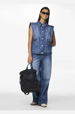 Discount Pcfemma Wide Denim Jeans Fsy Sæt 🛍️|Bukser, Jeans & Leggings