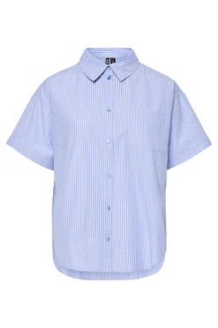 Pieces Bluser & Skjorter|Sæt 🛍️<Pcfemme Ss Loose Shirt