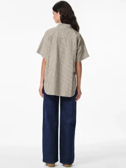 Best Pcfemme Ss Loose Shirt Bluser & Skjorter|Ammevenligt Tøj