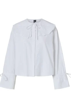 Pieces Bluser & Skjorter|Ammevenligt Tøj<Pcfetina Ls Collar Shirt Fsy