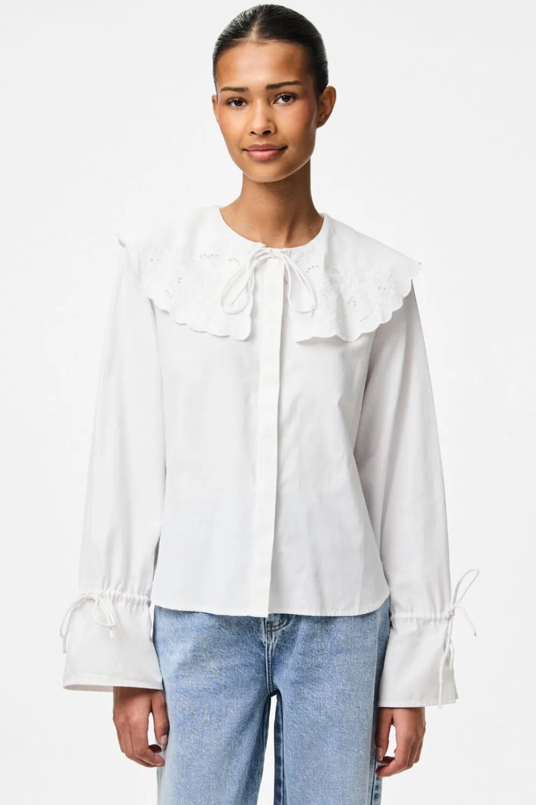 Pieces Bluser & Skjorter|Ammevenligt Tøj<Pcfetina Ls Collar Shirt Fsy