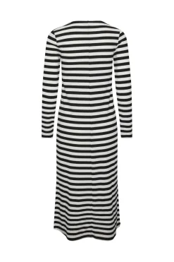 Pieces Kjoler<Pcfiline Ls O-Neck Midi Dress Kac