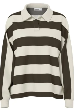 Clearance Pcfilucca Ls Loose Polo Shirt Bluser & Skjorter