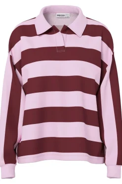 Pieces Bluser & Skjorter<Pcfilucca Ls Loose Polo Shirt