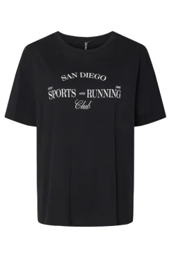 Sale Pcfiona Ss O-Neck Tee Fsy T-Shirts & Toppe