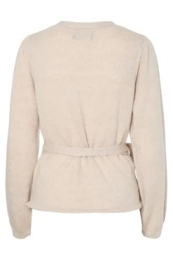 Pieces Cardigans|Ammevenligt Tøj<Pcfleur Ls V-Neck Knit Cardigan Fsy