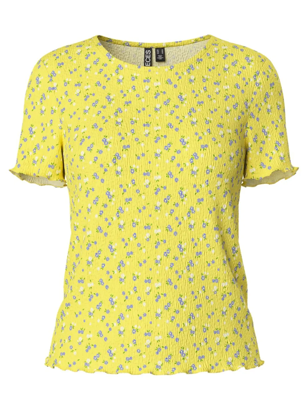 Pieces T-Shirts & Toppe<Pcflora Ss O-Neck Top