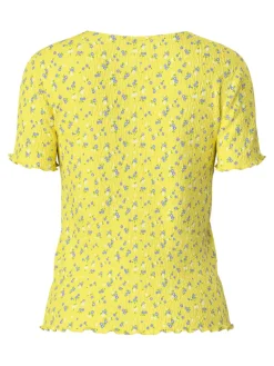 Pieces T-Shirts & Toppe<Pcflora Ss O-Neck Top