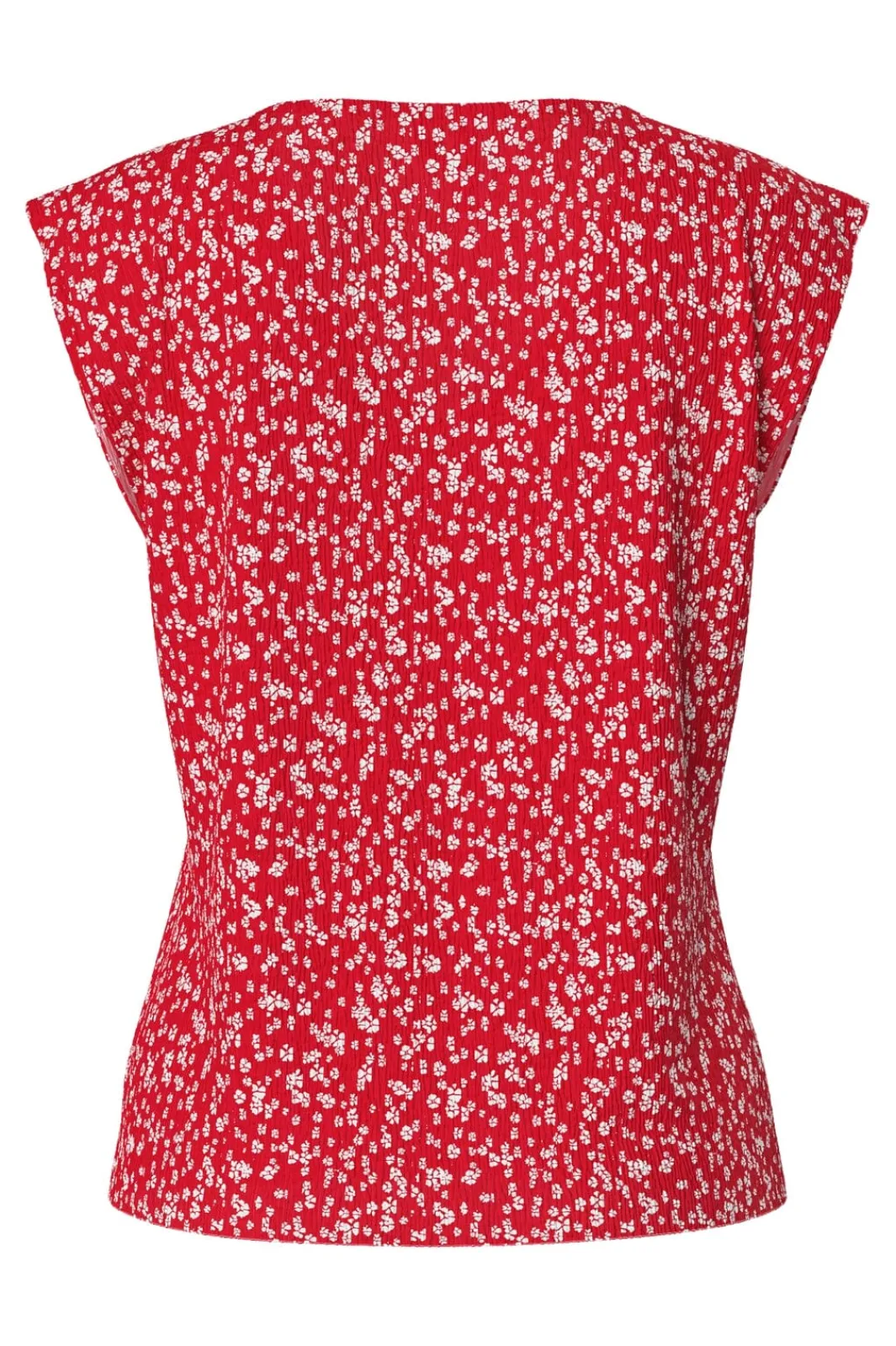 New Pcflora Ss V-Neck Top T-Shirts & Toppe