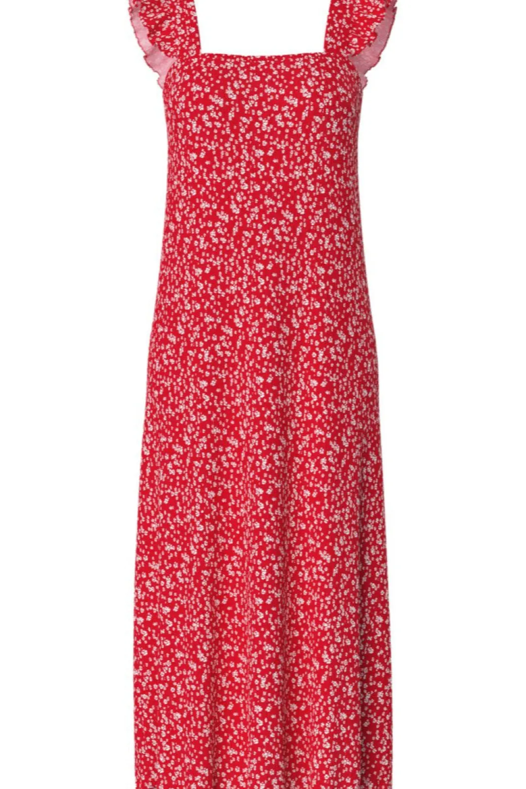 Pieces Kjoler<Pcflora Strap Flounce Dress