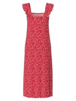 Pieces Kjoler<Pcflora Strap Flounce Dress