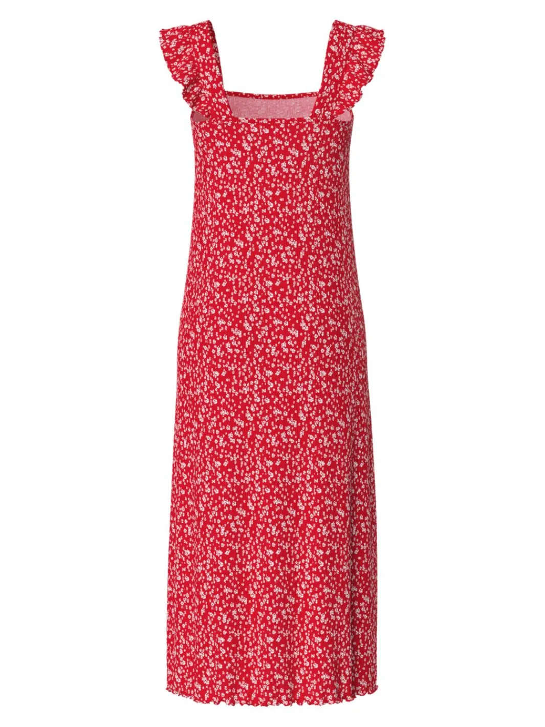 Pieces Kjoler<Pcflora Strap Flounce Dress