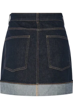 Hot Pcfranna Short Denim Skirt Fsy Nederdele