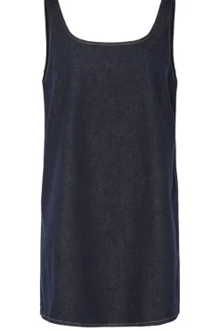 Pieces Kjoler<Pcfranna Sl Denim Spencer Dress Fsy