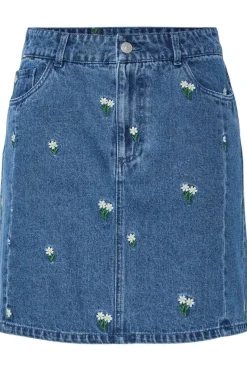 Outlet Pcfreia Short Denim Skirt Fsy Nederdele