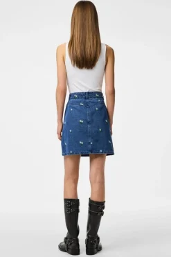 Outlet Pcfreia Short Denim Skirt Fsy Nederdele