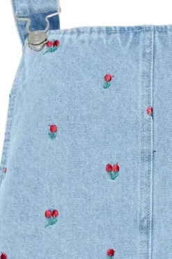 Hot Pcfreia Sl Denim Spencer Dress Fsy Kjoler
