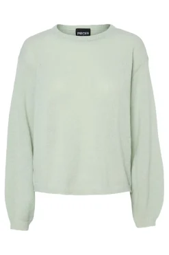 Pieces Bluser & Skjorter|Strik<Pcida Ls O-Neck Knit Pwp Mm