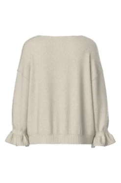 Online Pcjimma Ls O-Neck Tie Knit Cardigan Cardigans|Ammevenligt Tøj