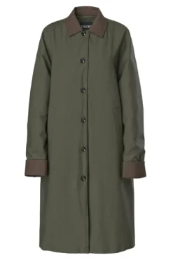 Outlet Pcjorma Long Corduroy Jacket Overtøj & Jakker