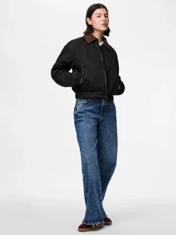 Clearance Pcjorma Short Padded Bomber Jacket Overtøj & Jakker