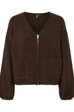 Pieces Cardigans<Pcjunna Ls V-Neck Knit Cardigan