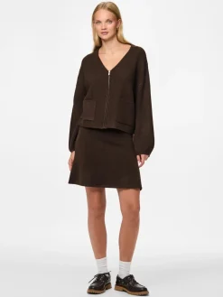 Pieces Cardigans<Pcjunna Ls V-Neck Knit Cardigan