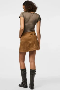 Discount Pcjuno Sl O-Neck Top Fsy T-Shirts & Toppe