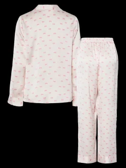 Pieces Nattøj & Lingeri<Pcjytte Xmas Satin Night Set