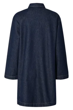 Pckenya Ls A-Shape Denim Dress Kjoler