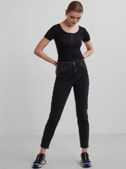 Pieces T-Shirts & Toppe<PcKitte SS Top
