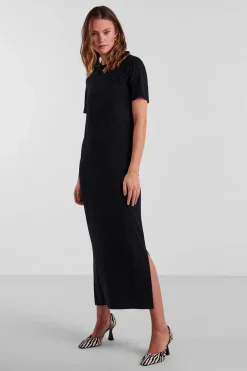 Online Pckylie Ss O-Neck Ankle Dress Kjoler