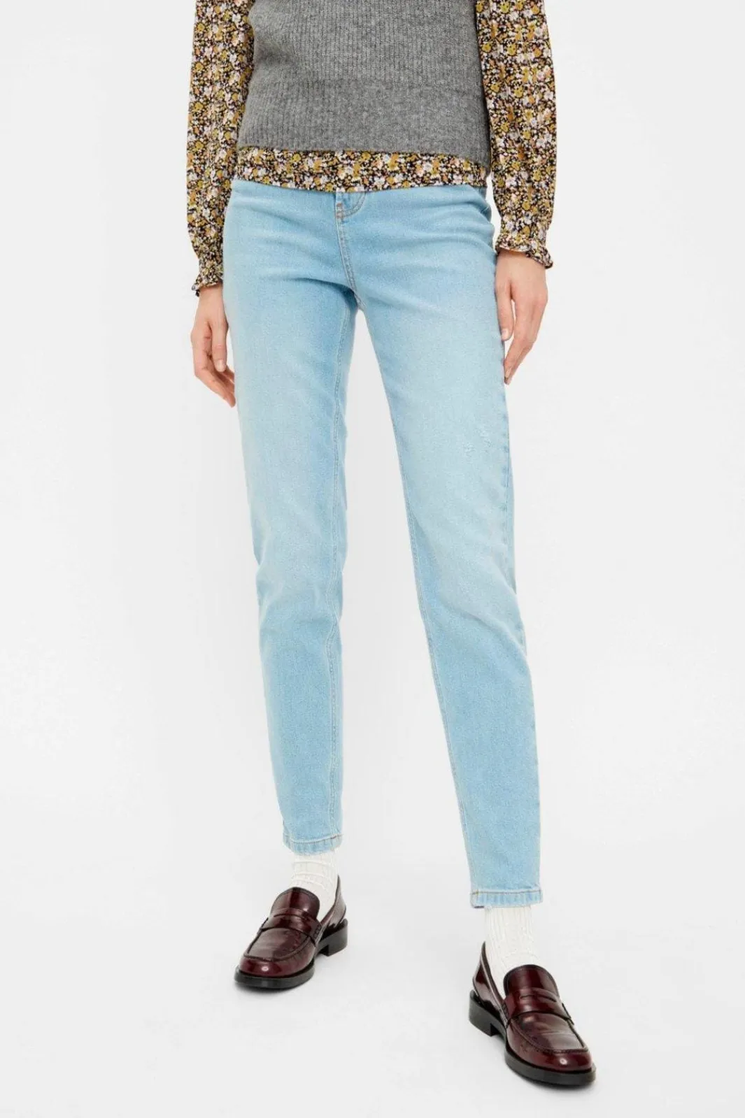 Pieces Bukser, Jeans & Leggings<PcLeah Mom HW Ankel