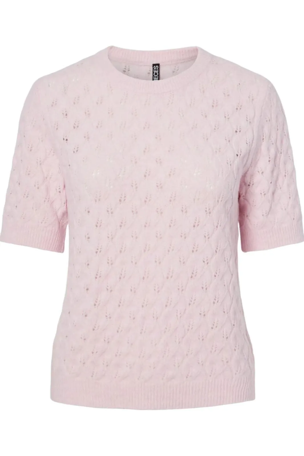 Pieces Strik|Bluser & Skjorter<Pclelou Ss O-Neck Knit