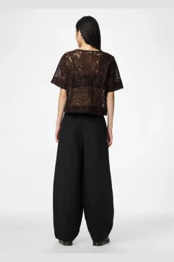Pieces Sæt 🛍️|T-Shirts & Toppe<Pclouise 2/4 V-Neck Tie Top