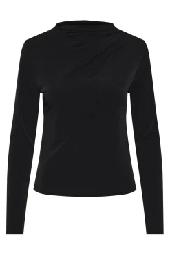 Clearance Pcmadison Ls Draped Top Bluser & Skjorter