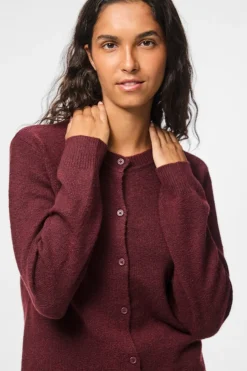 Pieces Cardigans|Ammevenligt Tøj<Pcmalou Ls Knit Cardigan