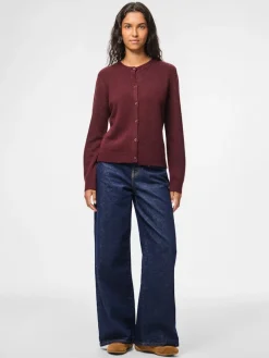 Pieces Cardigans|Ammevenligt Tøj<Pcmalou Ls Knit Cardigan